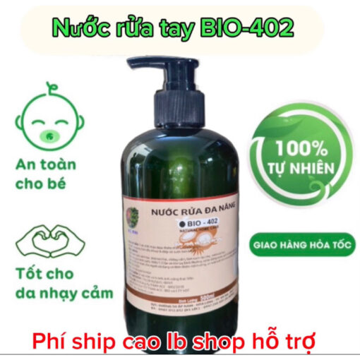 Nước Rửa Tay Sinh Học BIO-402 ( chai 500ml)