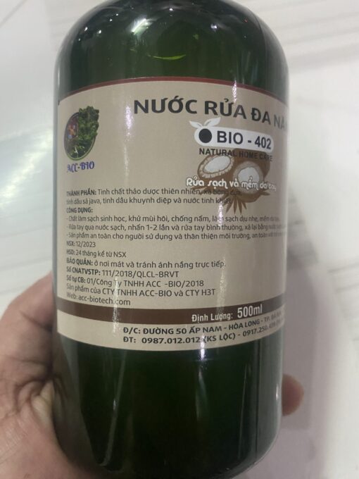 Nước Rửa Tay Sinh Học BIO-402 ( chai 500ml) - Hình ảnh 2